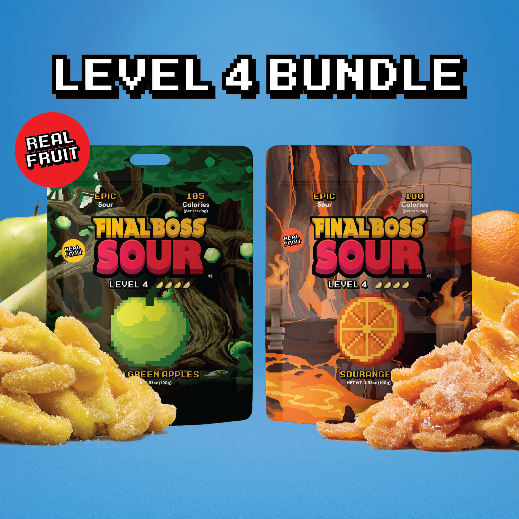 Level 4 Bundle (Oranges x Apples) (4-Pack) – Final Boss Sour