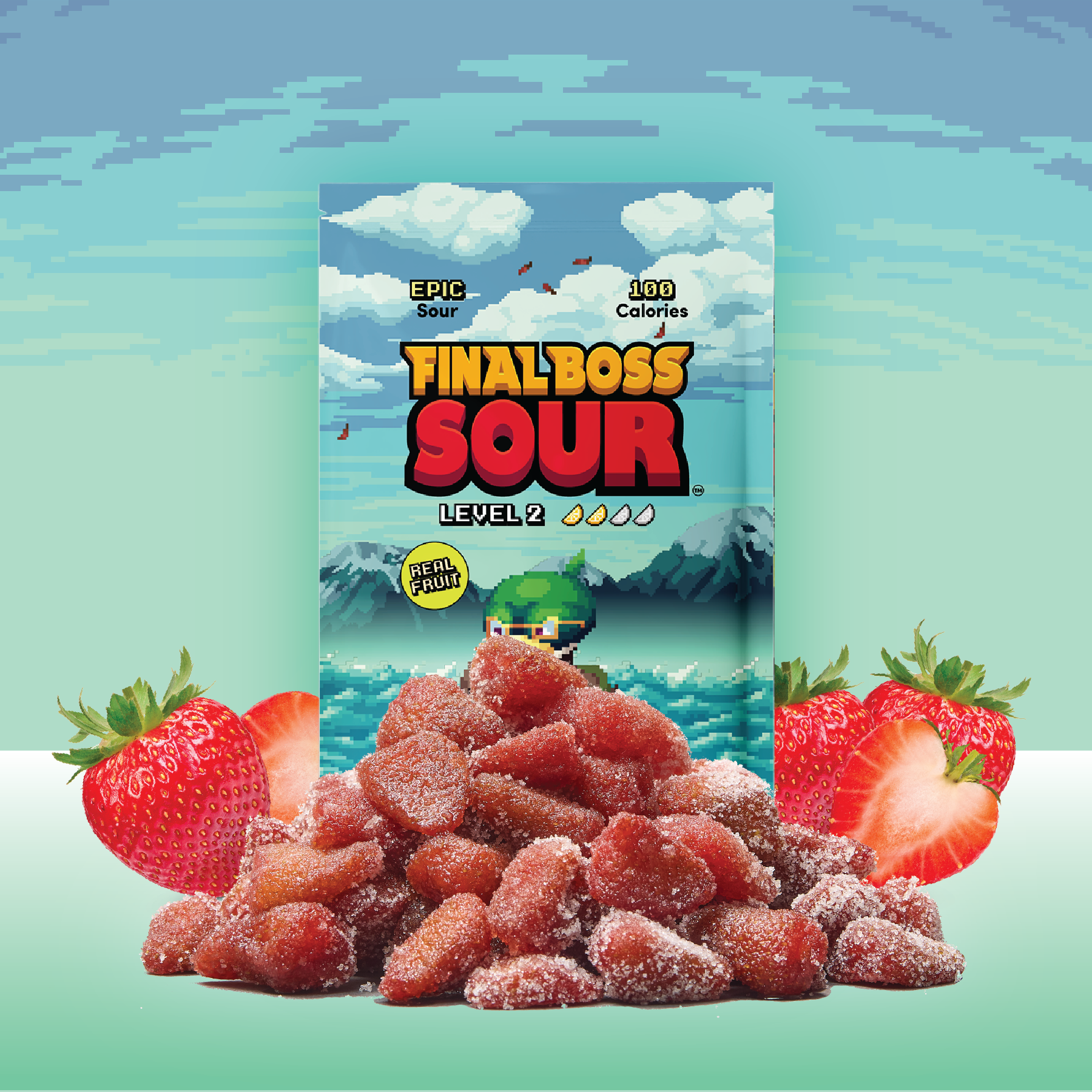 Level 2 Strawberries (24-pack) | Final Boss Sour