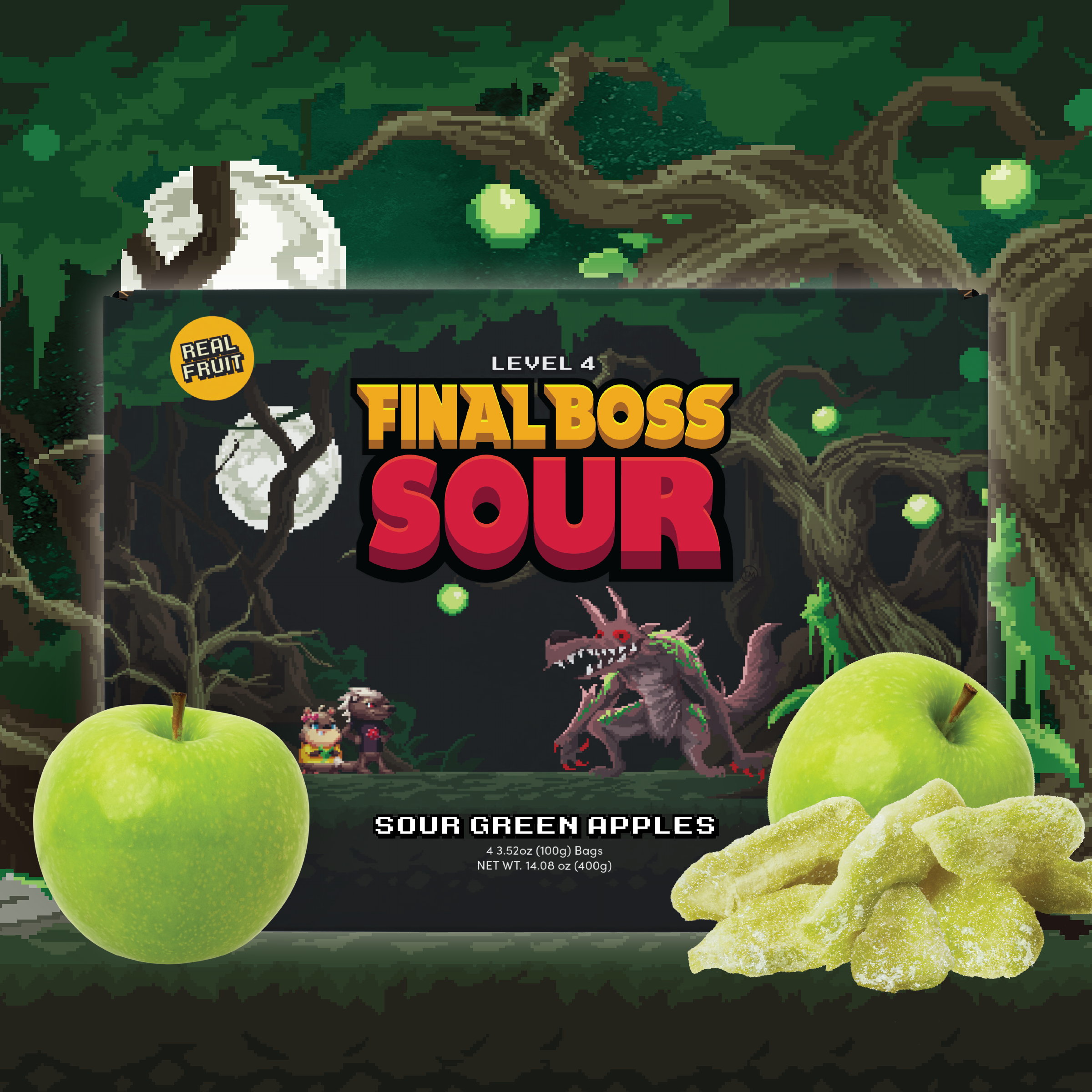 Level 4 Green Apple (4-Pack)
