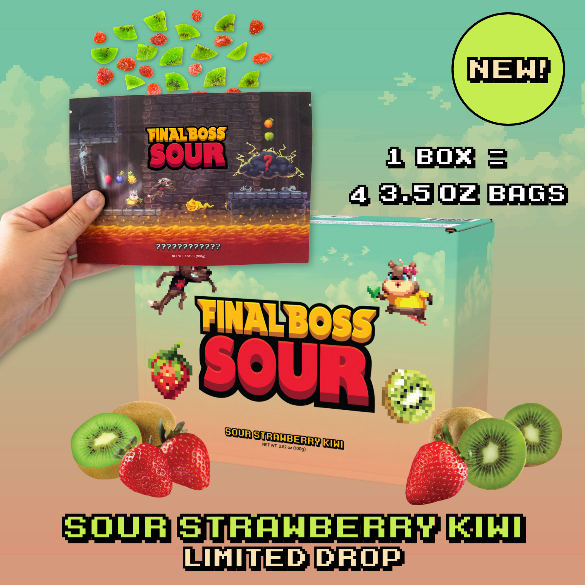 Strawberry Kiwi Level 2 (4-Pack)