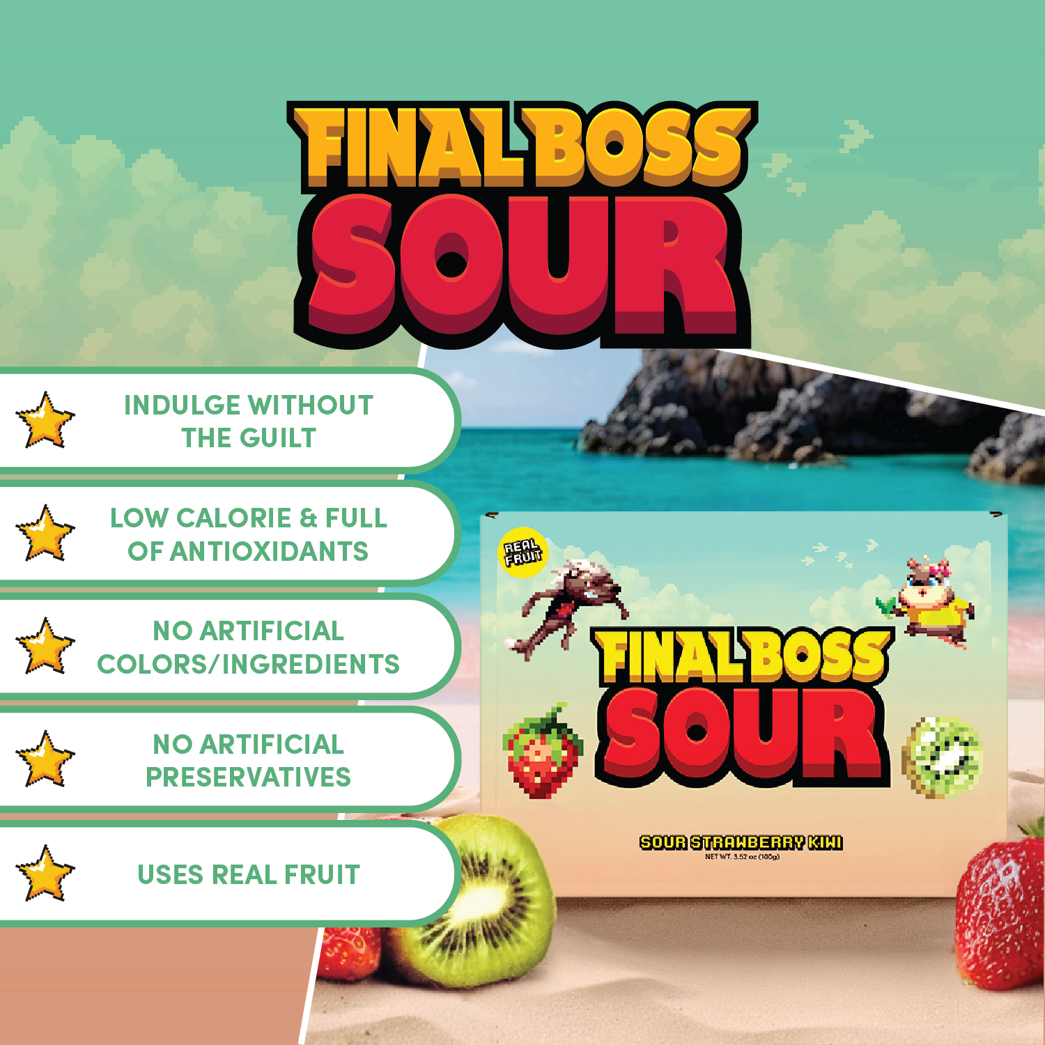 Strawberry Kiwi Level 2 (4-Pack)