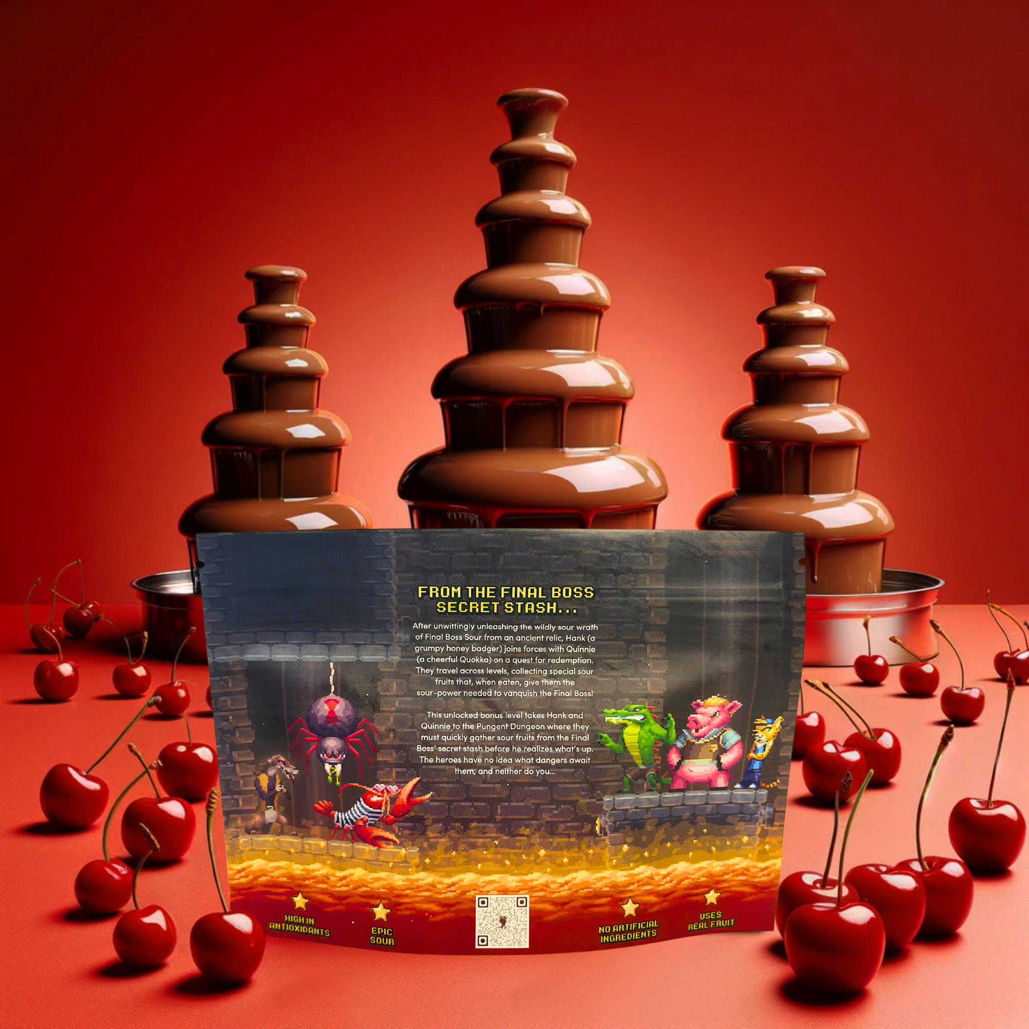 Chocolate Covered SOUR Cherries (4-pack)