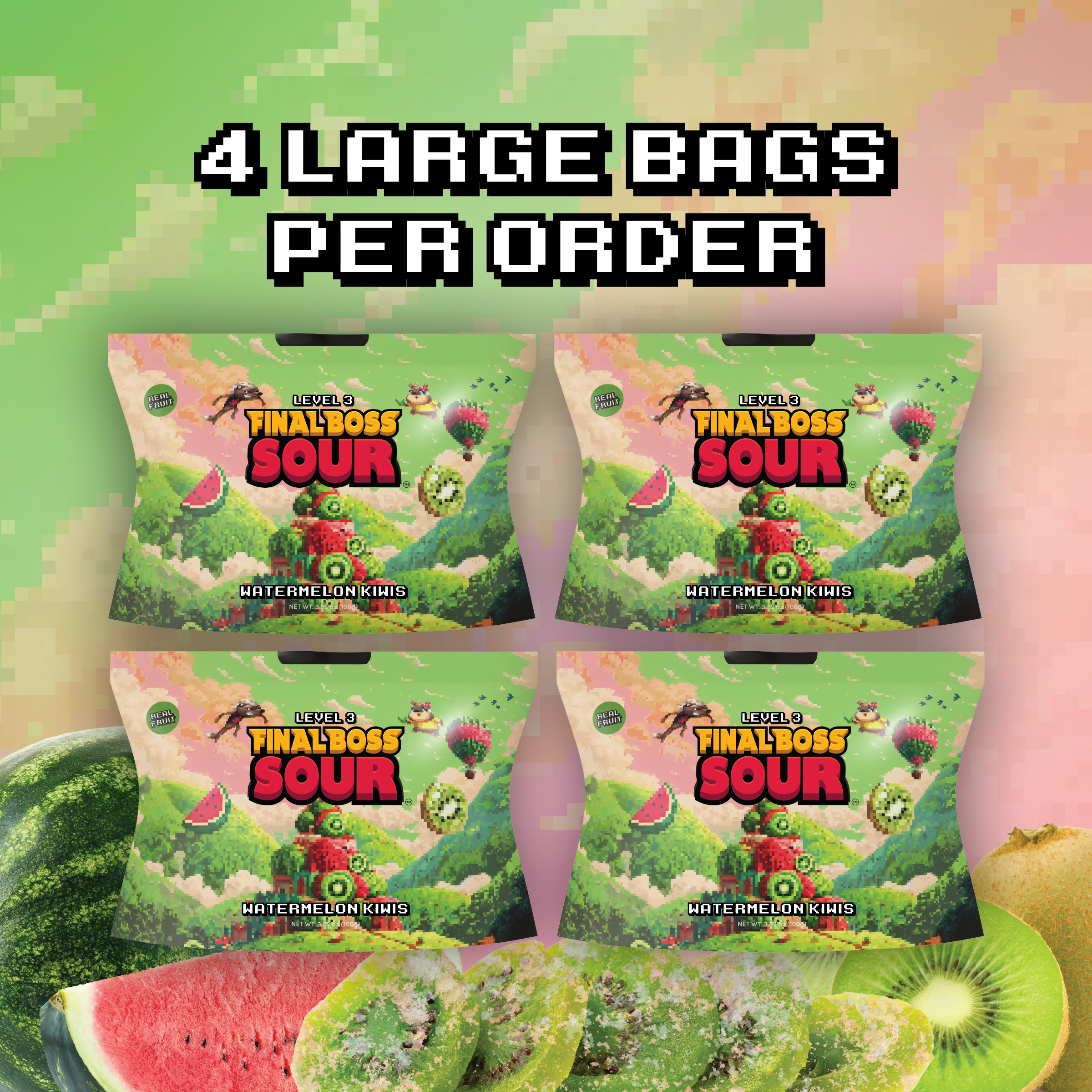 Watermelon Kiwis (Level 3) (4-Pack)