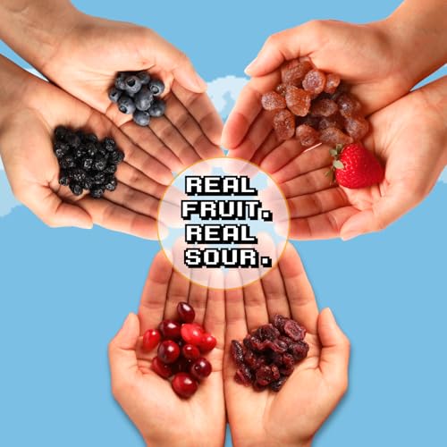 Final Boss Sour Candy Minipacks, Worlds Most Extreme Super Sour Snack Challenge, Free of Artificial Colors, Low Calorie Healthy Snack for Kids & Adults - 3 Pack
