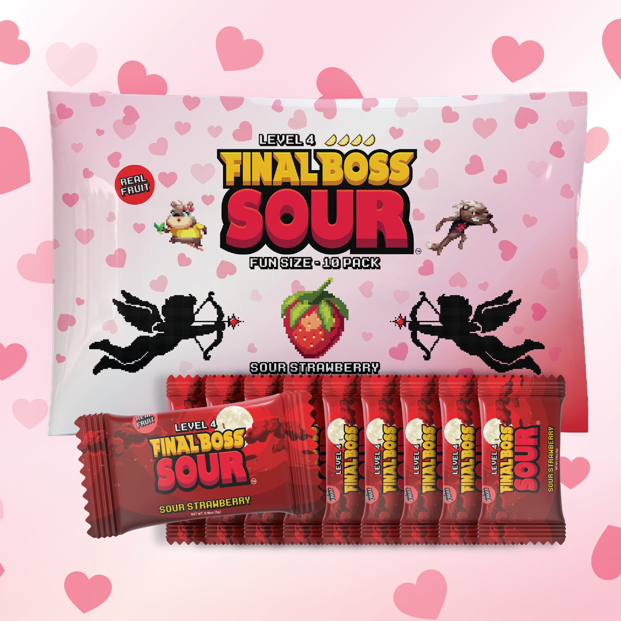Level 4 Valentine's Day: Strawberry Kisses (40 or 80 Pack)