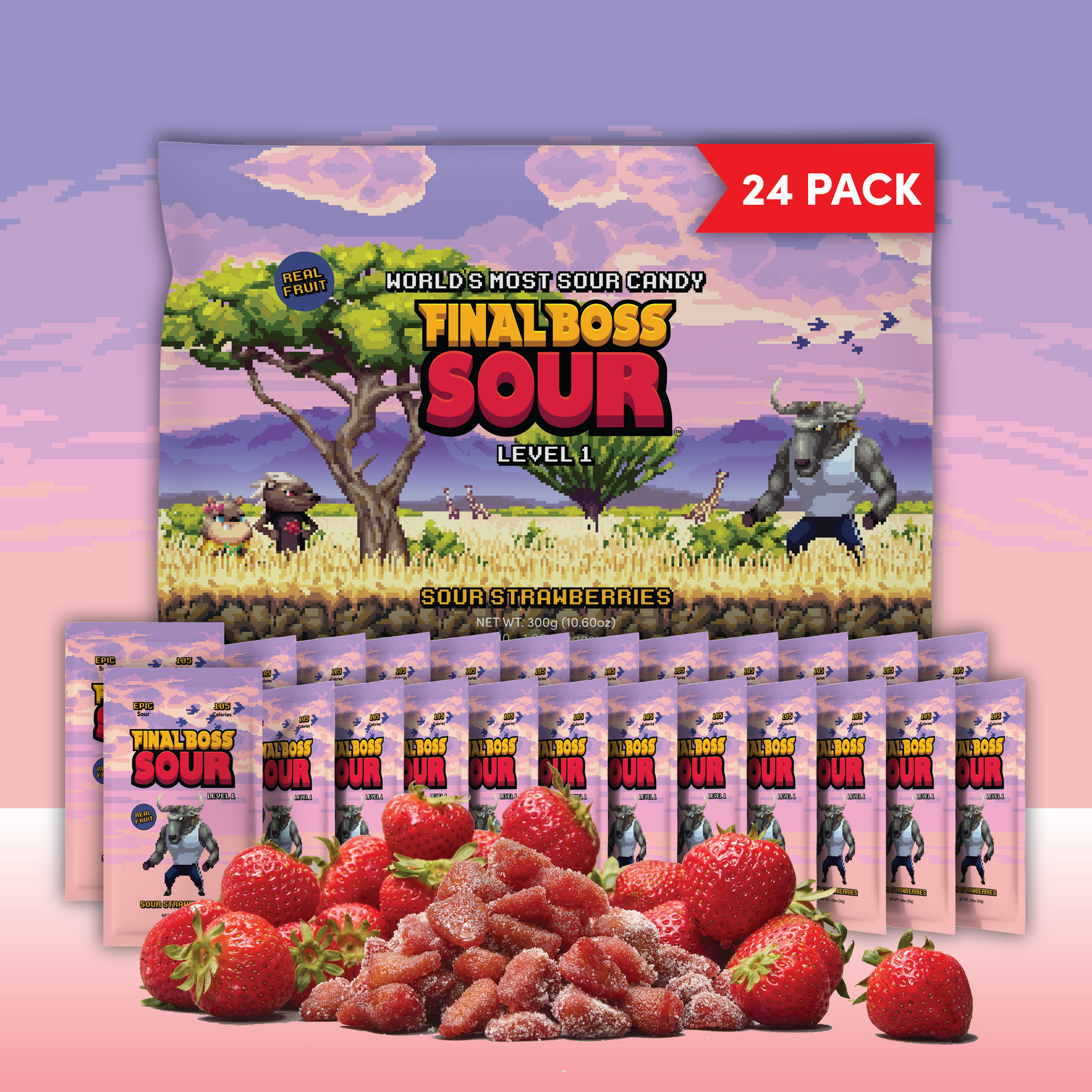 Level 1 Strawberries (24-pack)