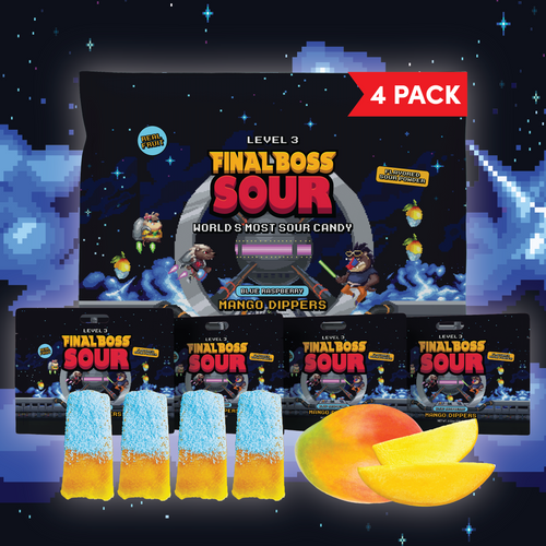 Blue Raspberry Mango Dippers (4-Pack)