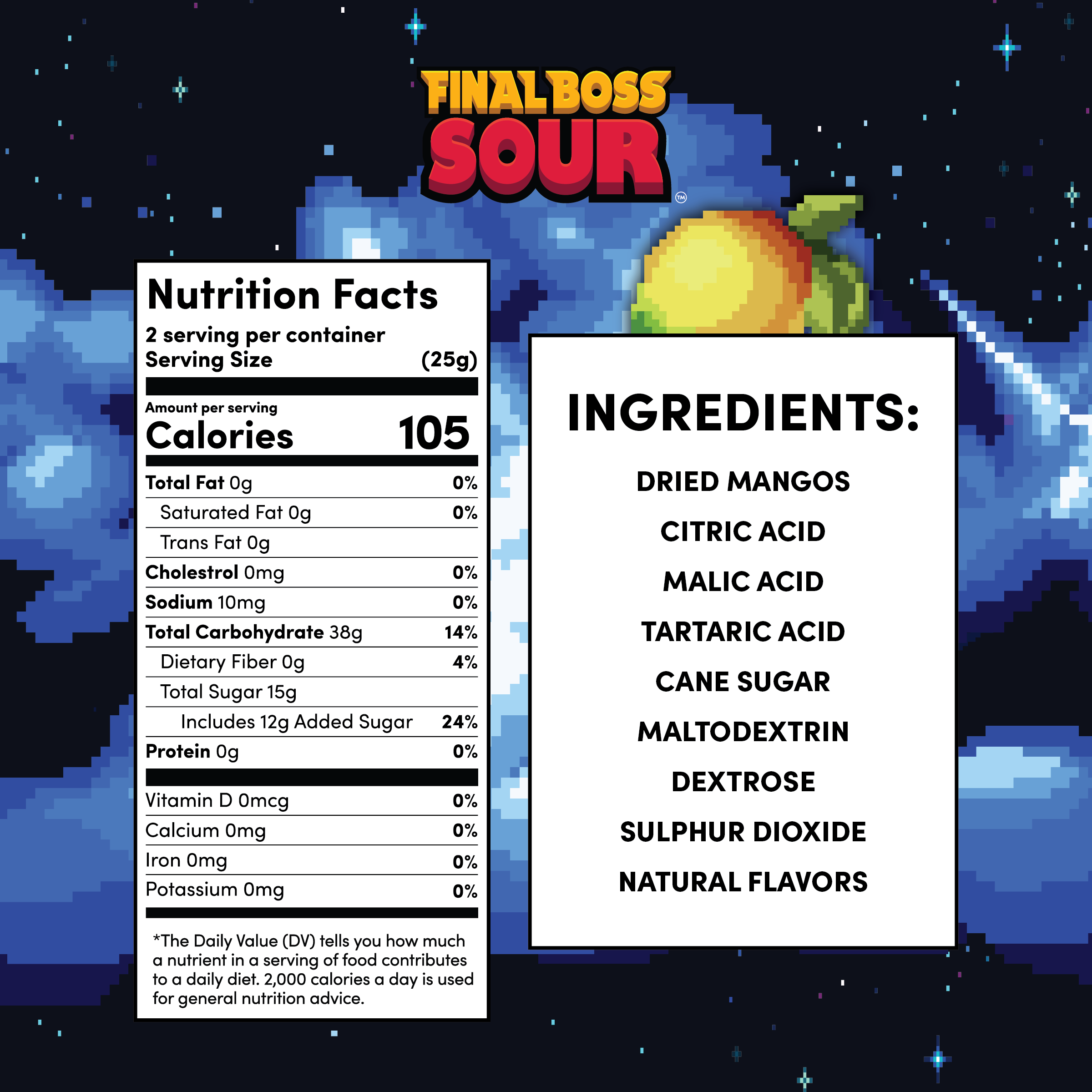 Blue Raspberry Mango Dippers (4-Pack)