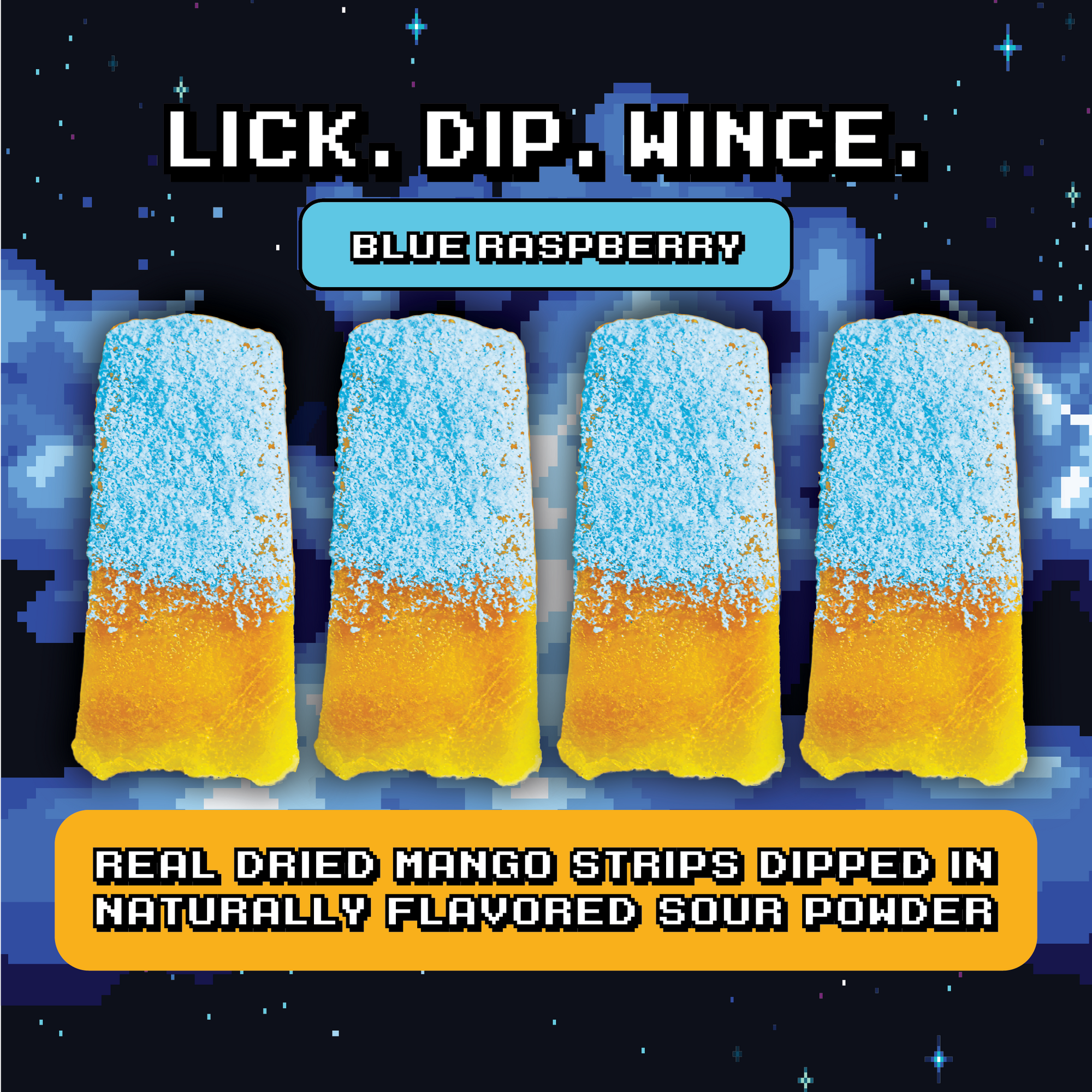 Blue Raspberry Mango Dippers (4-Pack)