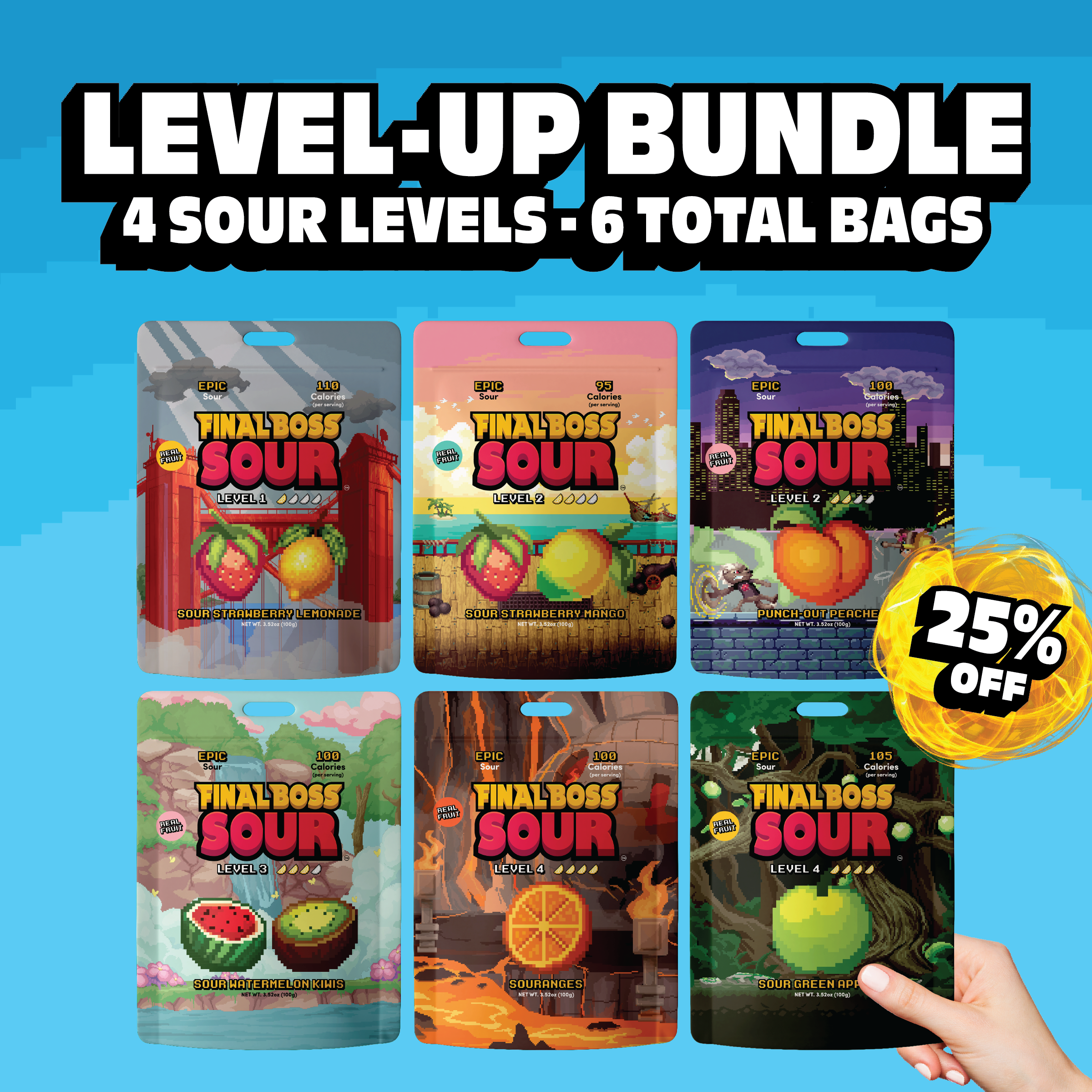 25% Off Level-Up Bundle (6-Pack)
