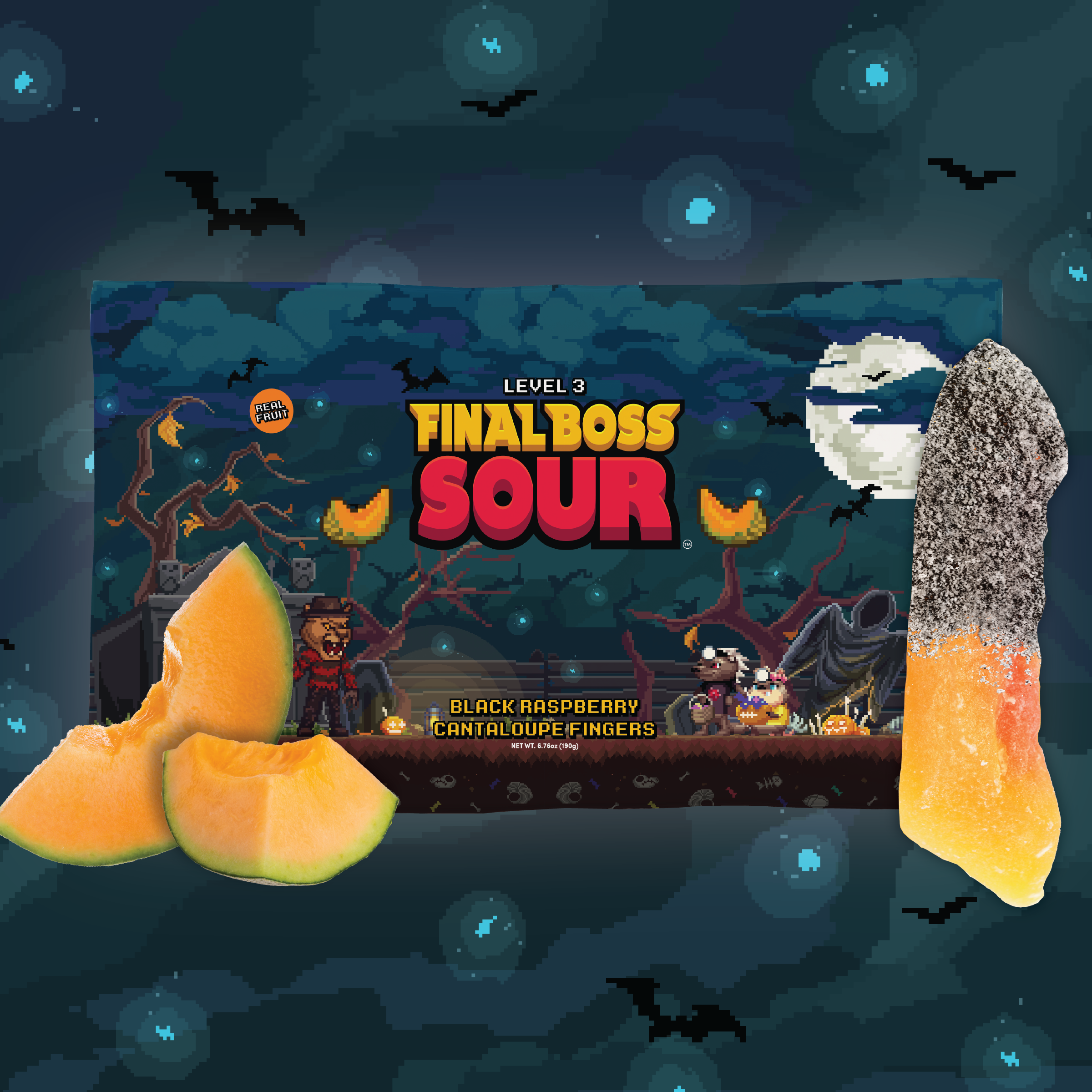 Cantaloupe Fingers (Level 3) (1 or 4-Pack)