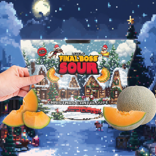 Christmas Cantaloupe (Level 2) (1 or 4-Pack) – Final Boss Sour Christmas Cantaloupe (Level 2) (1 or 4-Pack) – Final Boss Sour