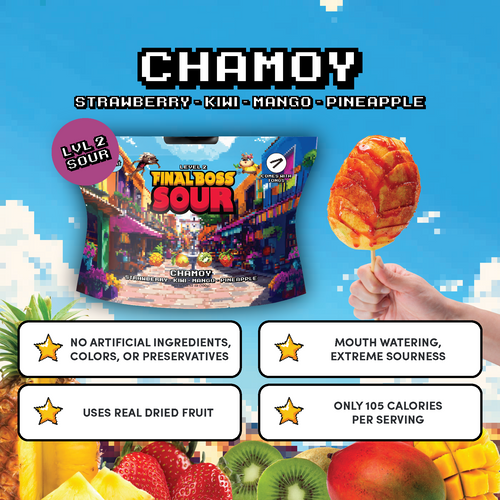 Sour Chamoy + Tajin (Level 2) (4-Pack)