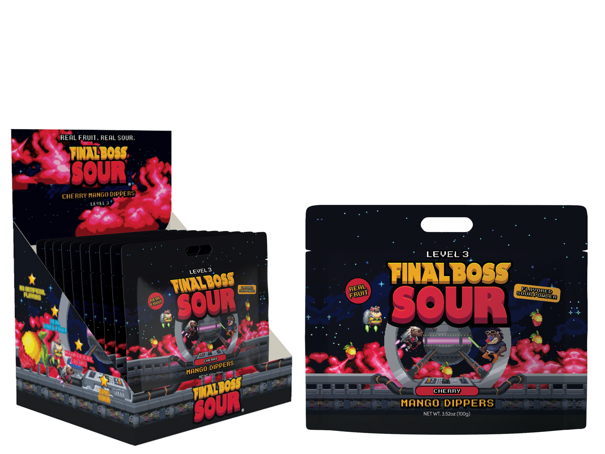 Level 3 Cherry Mango Dippers PDQ (10 Count)