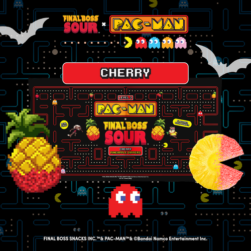 Level 3 Cherry Pac-man x Final Boss Sour: Pineapple Dippers (1-Pack)