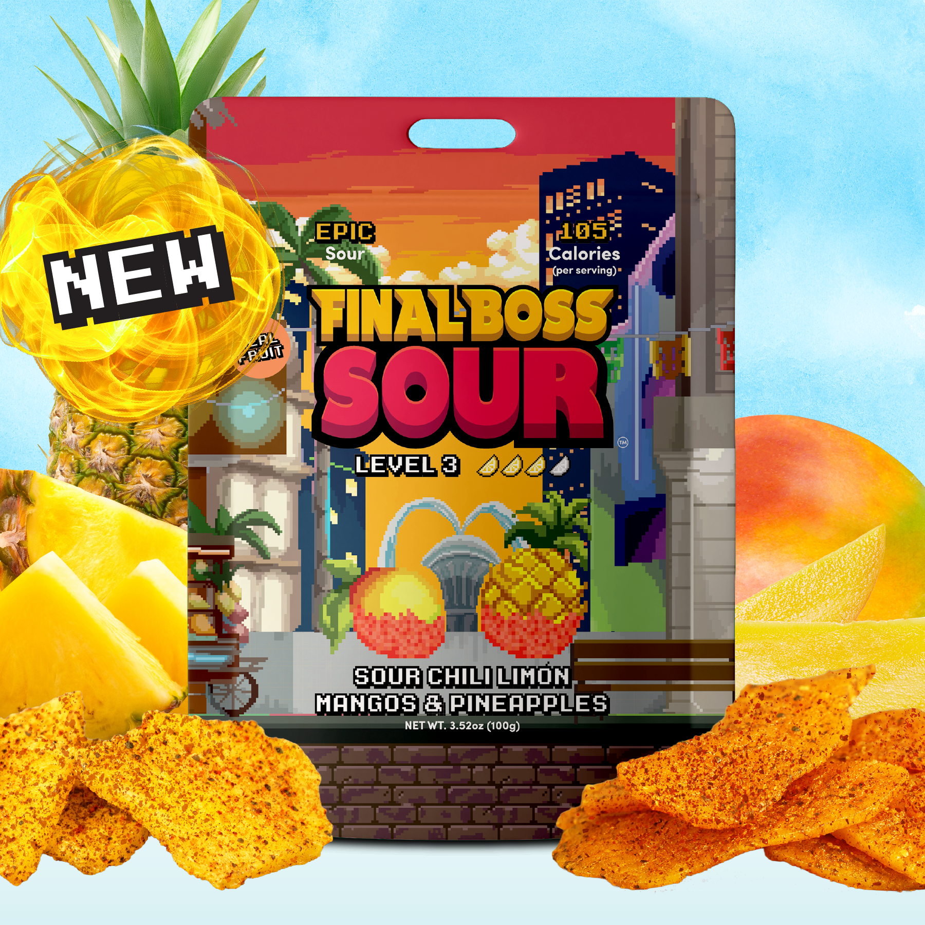 Level 3 Chili Limón Mangos & Pineapples (4-Pack)
