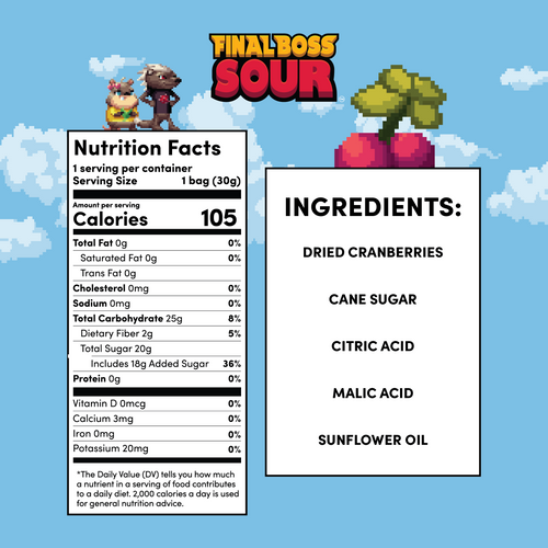 Level 1 Cranberries (24 Pack)