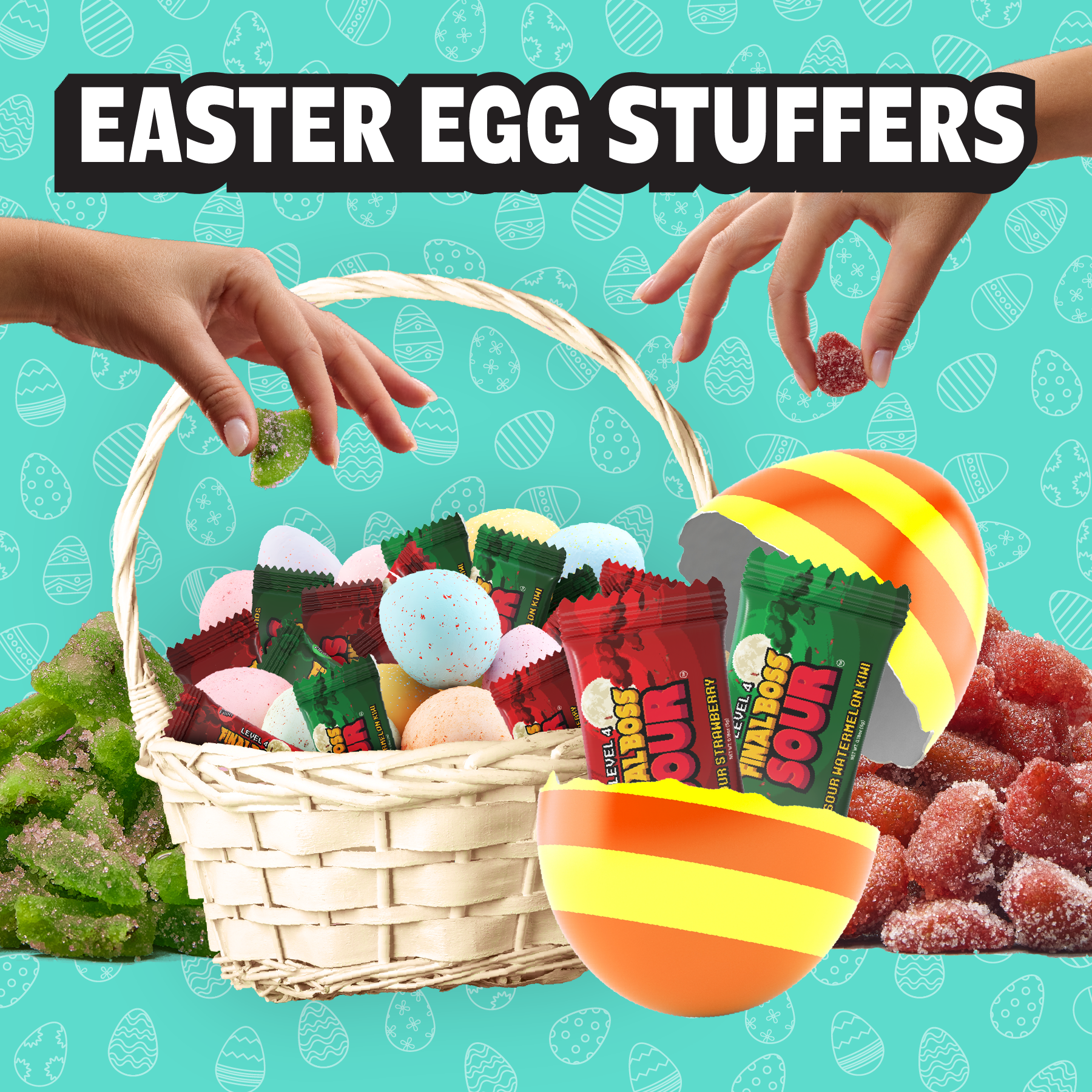 Level 4 Easter Basket Fun Size Candy (40 or 80 Pack)