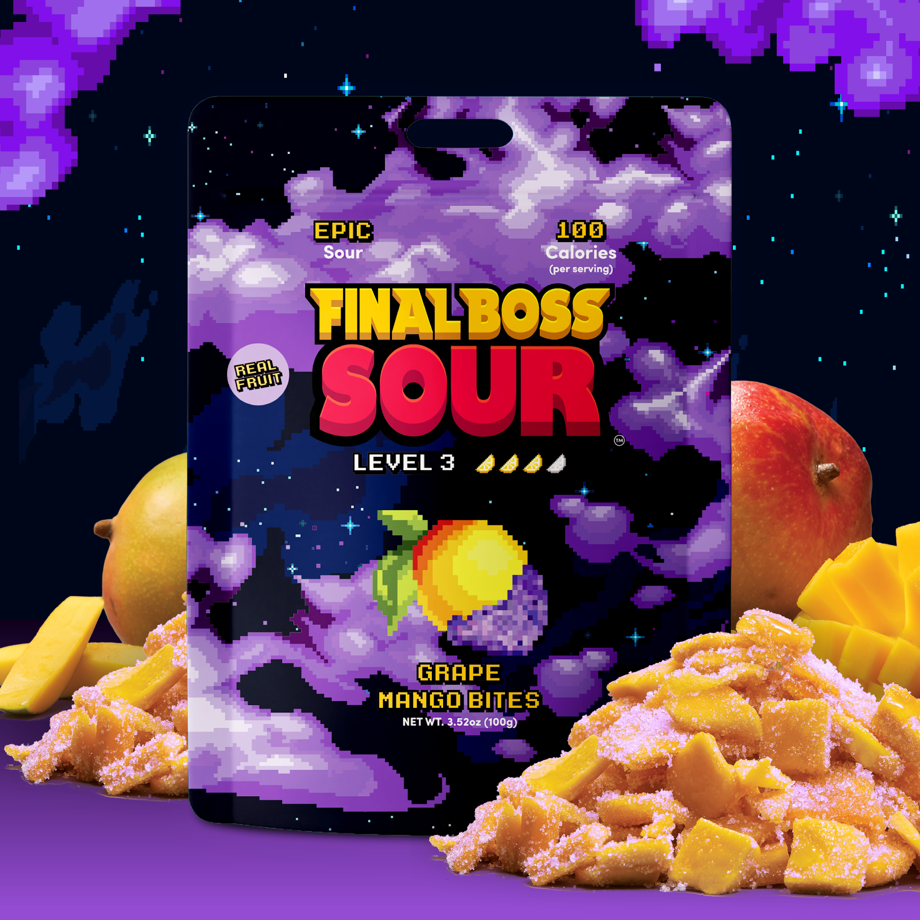 Grape Mango Bites (Level 3) (1-Pack)