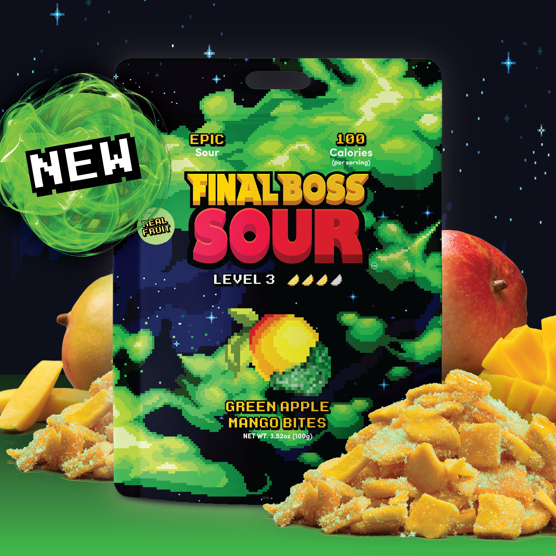 Green Apple Mango Bites (Level 3) (1-Pack)
