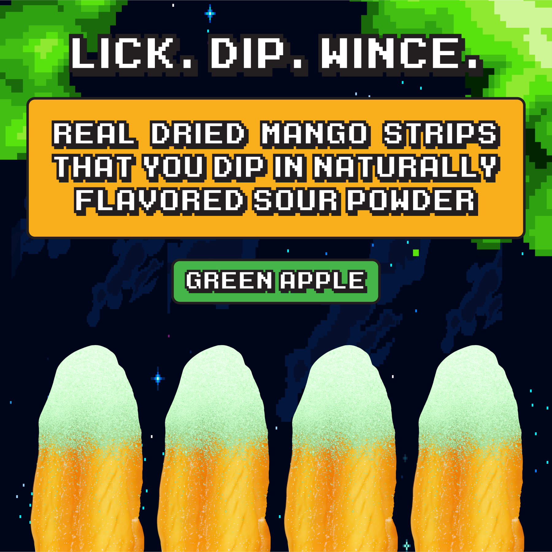 Level 3 Green Apple Mango Dippers (1-Pack)