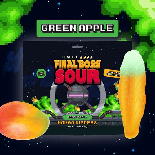 Level 3 Green Apple Mango Dippers (1-Pack)