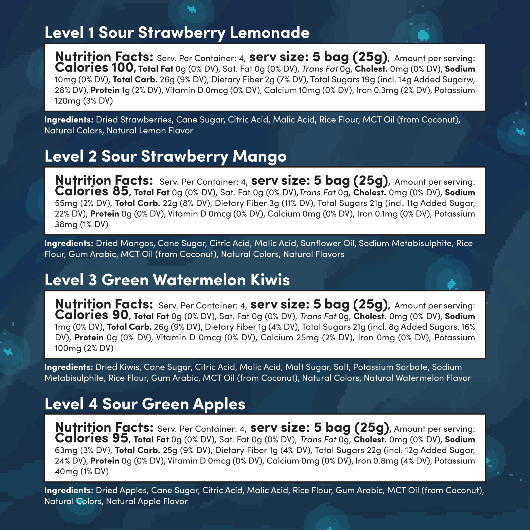 Halloween 4 Sour Level Variety Pack (80 bags)