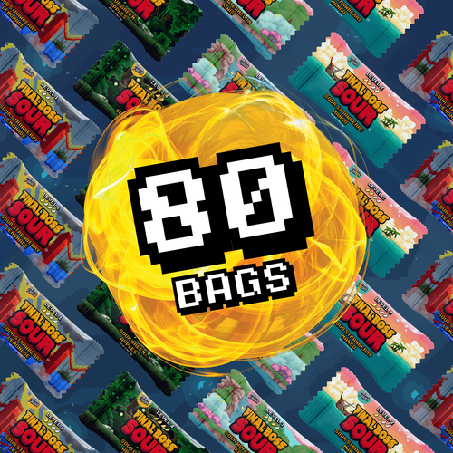 Halloween 4 Sour Level Variety Pack (80 bags)