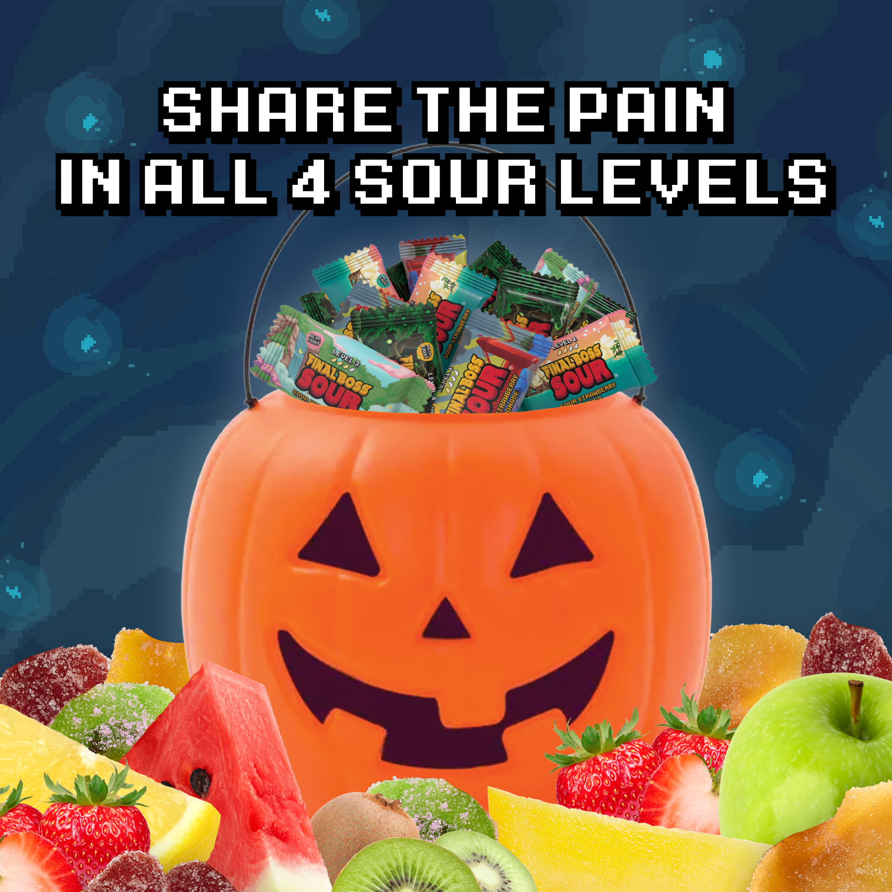 Halloween 4 Sour Level Variety Pack (80 bags)