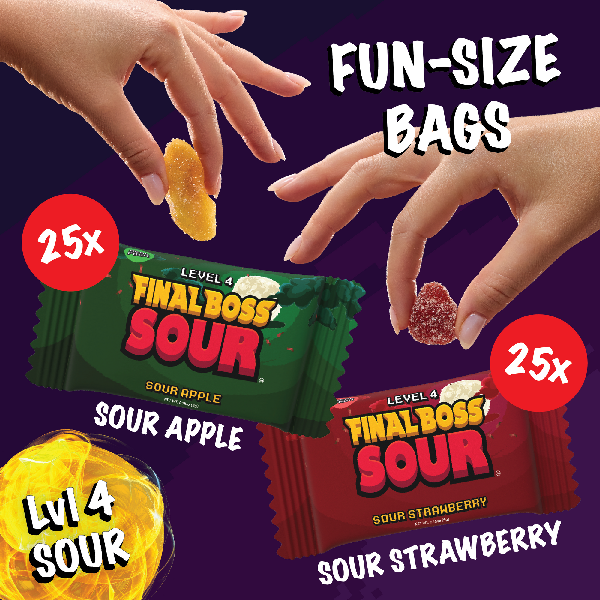 Halloween Level 4 Fun Size (50 or 100 Pack)