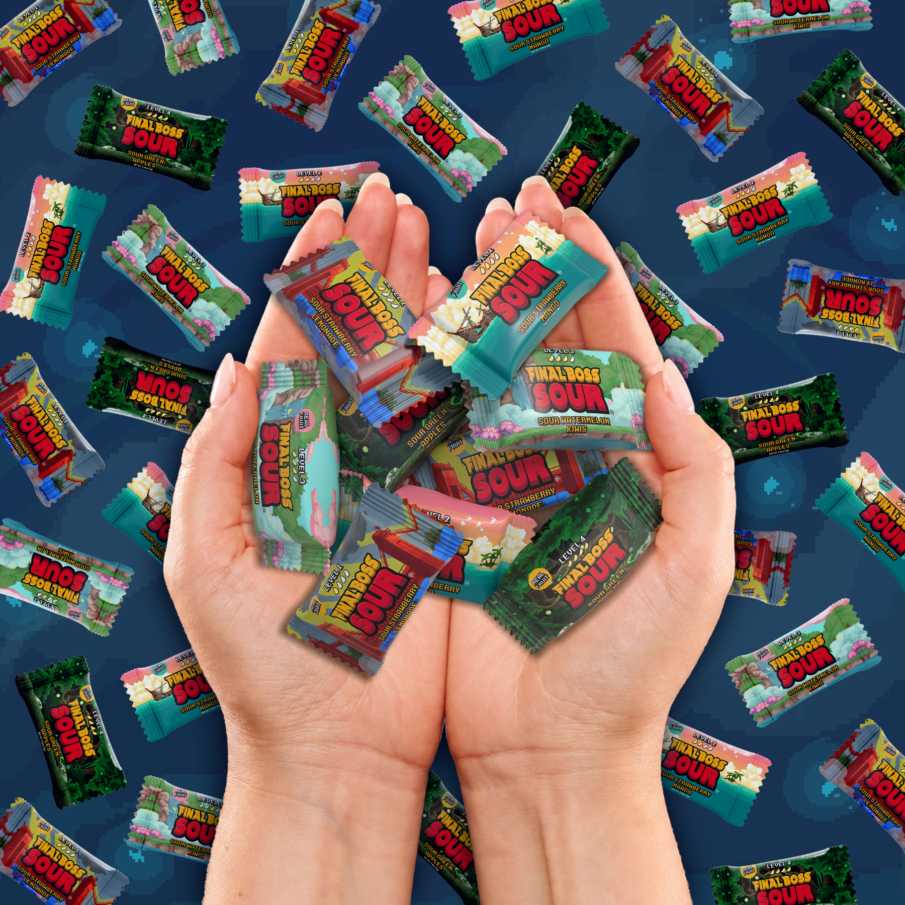 Halloween 4 Sour Level Variety Pack (80 bags)