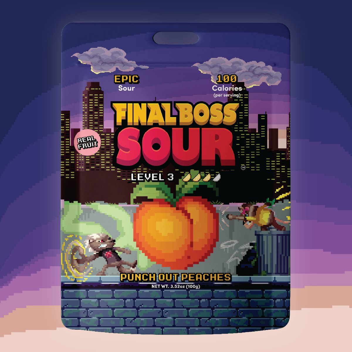 Punch-Out Peaches (Level 3) (4-Pack)