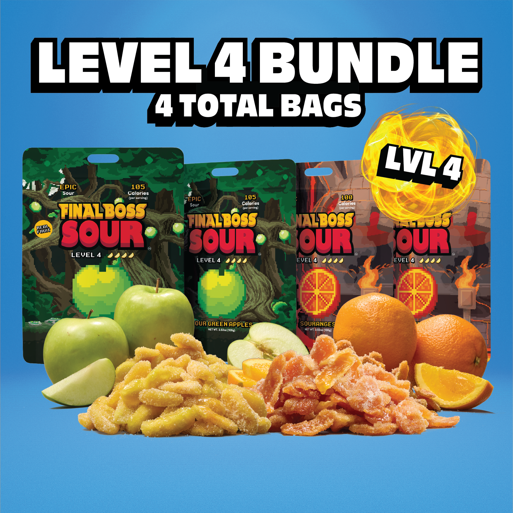 Level 4 Bundle (Oranges x Apples) (4-Pack)