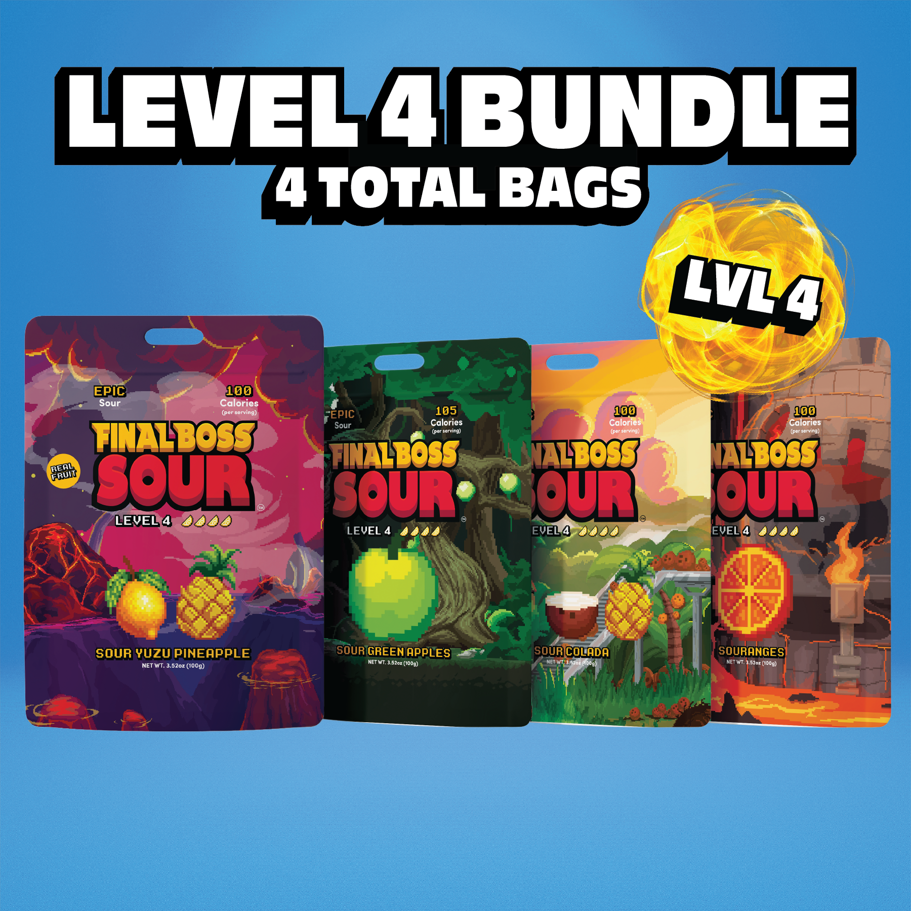 Level 4 Bundle (4 Flavors) (4-Pack)