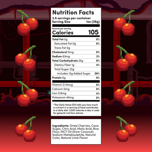 Level 4 Sour Shirley Temple Cherries (1-Pack)