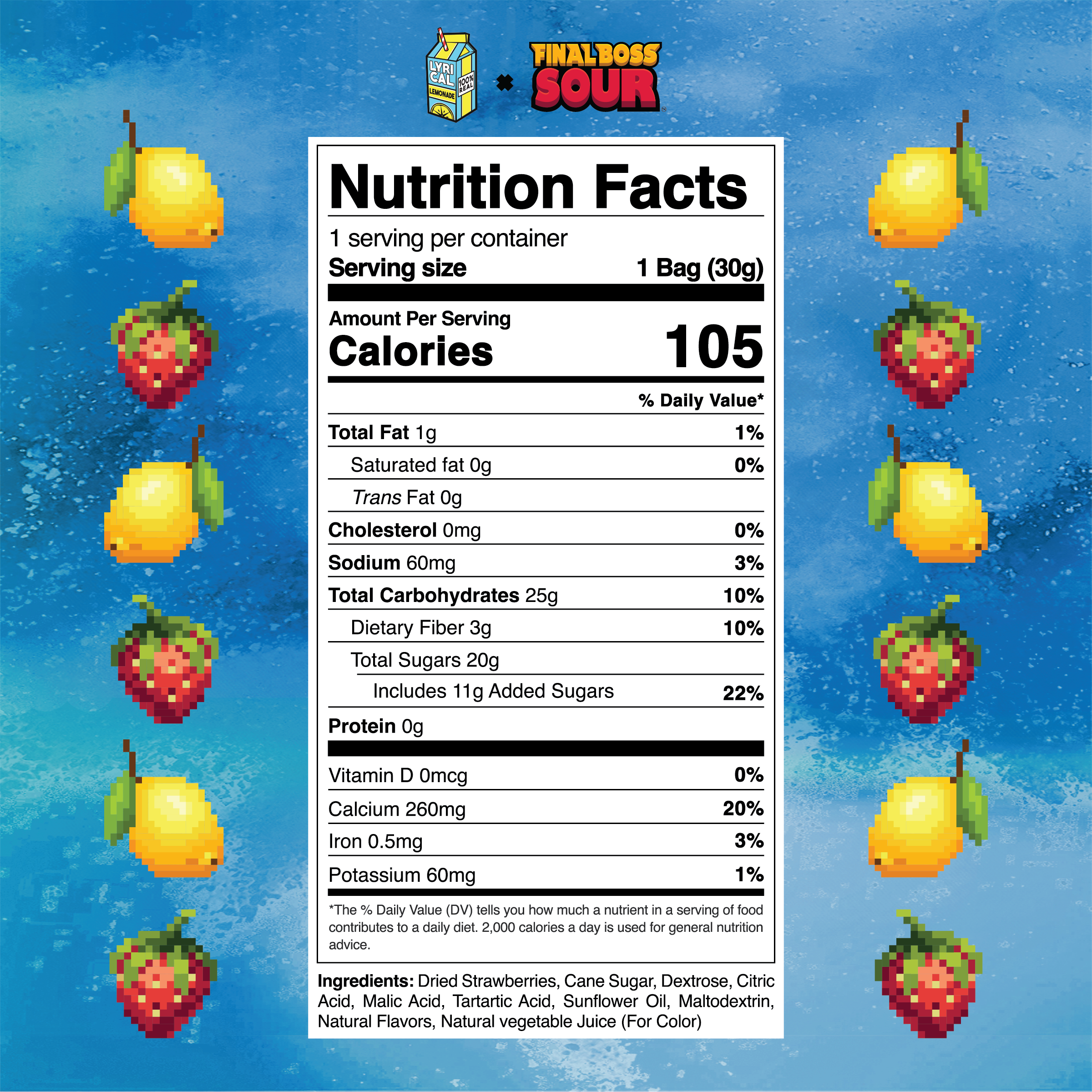 Lyrical Lemonade: Sour Candy - Strawberry Lemonade (Level 1) (12-Pack)