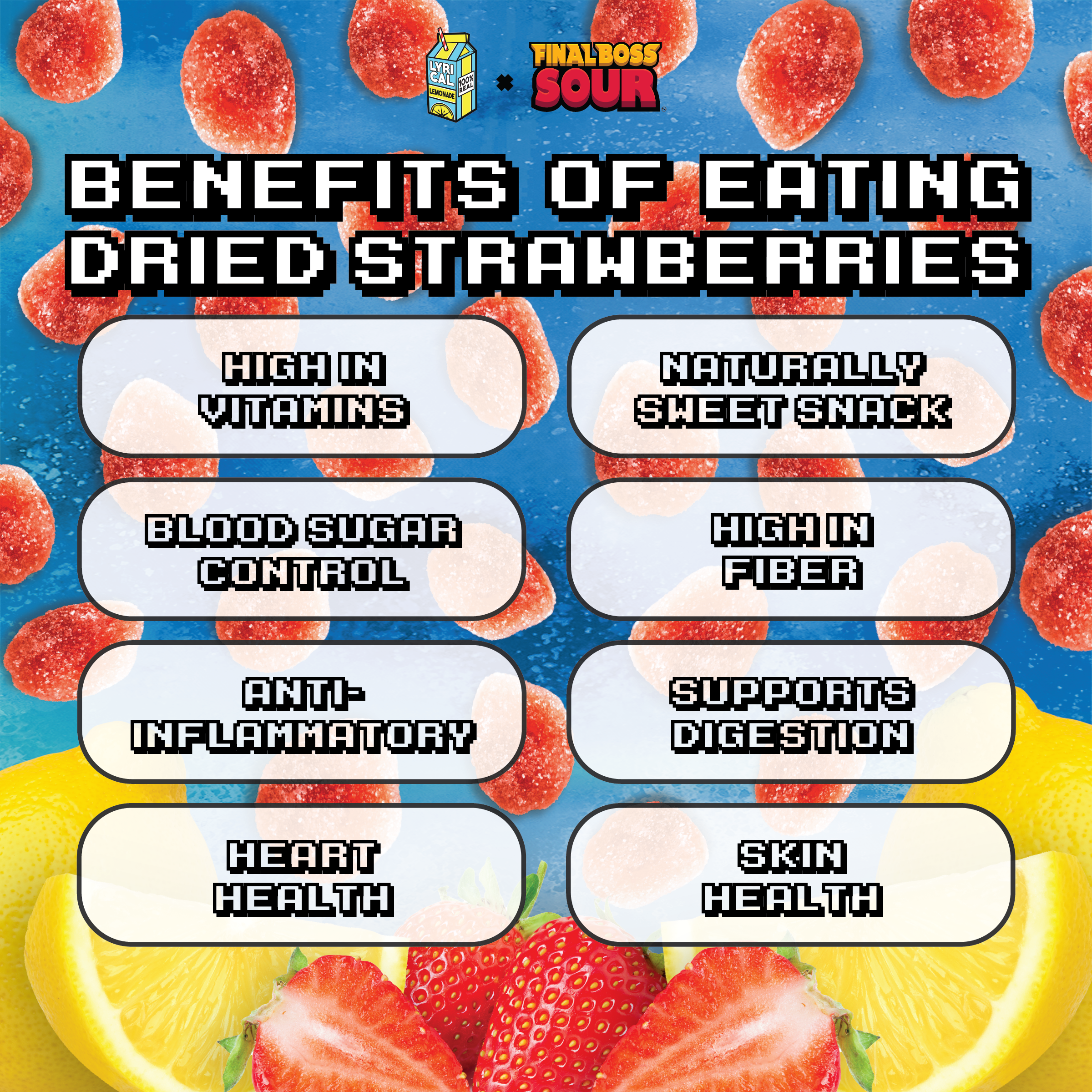 Lyrical Lemonade: Sour Candy - Strawberry Lemonade (Level 1) (12-Pack)