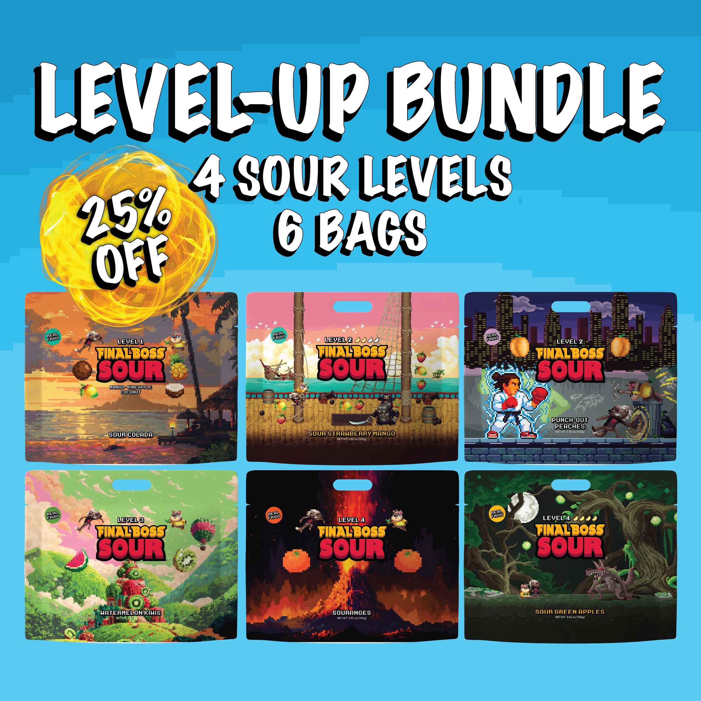 25% Off Level-Up Bundle (6-Pack)