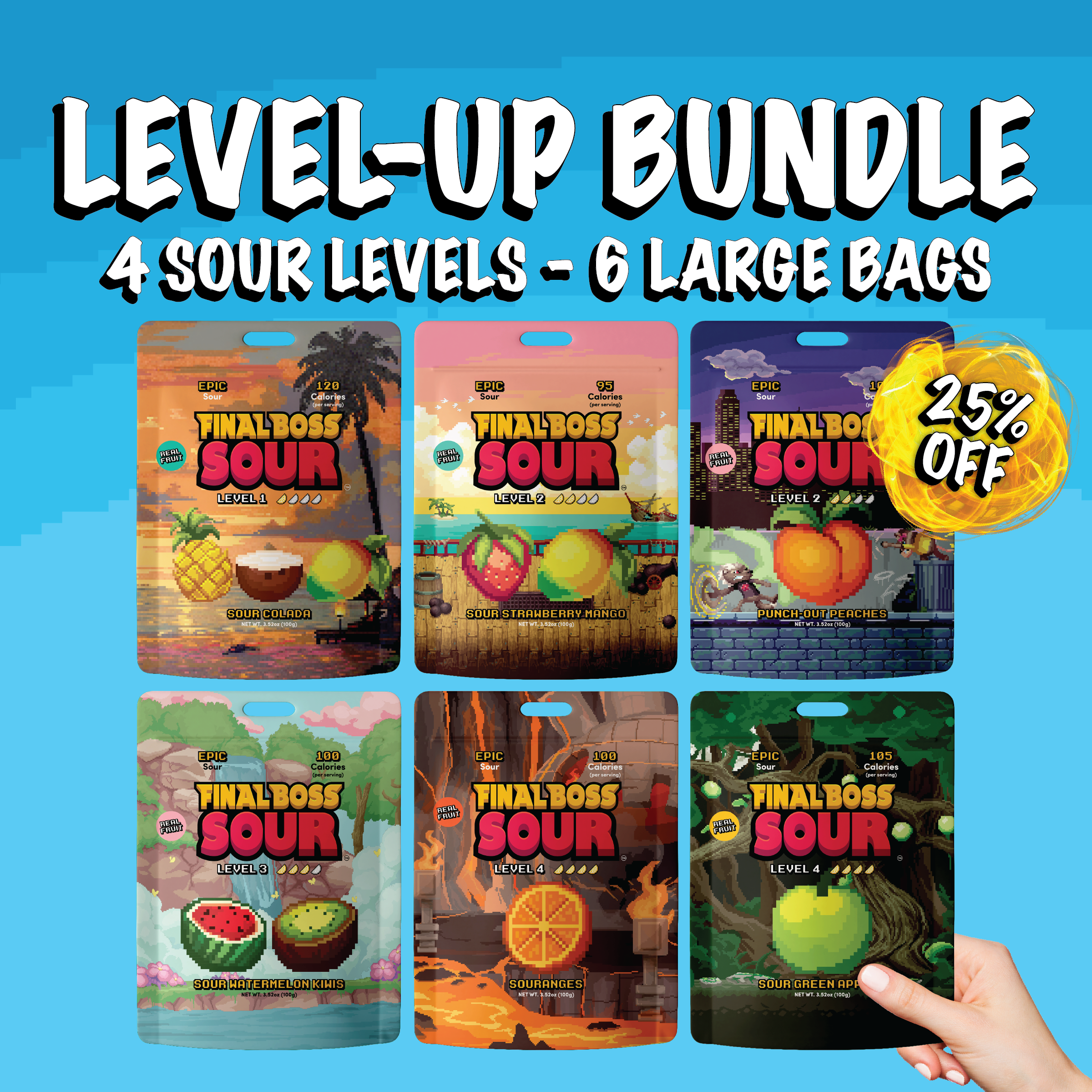 Final Boss Sour 25% Off Level-Up Bundle (6-Pack)