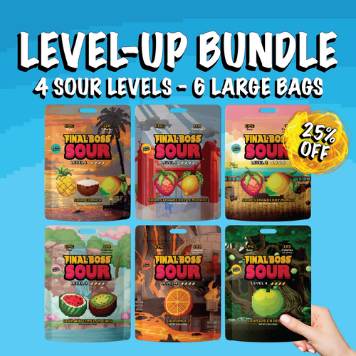 25% Off Level-Up Bubble Bundle (6-Pack)