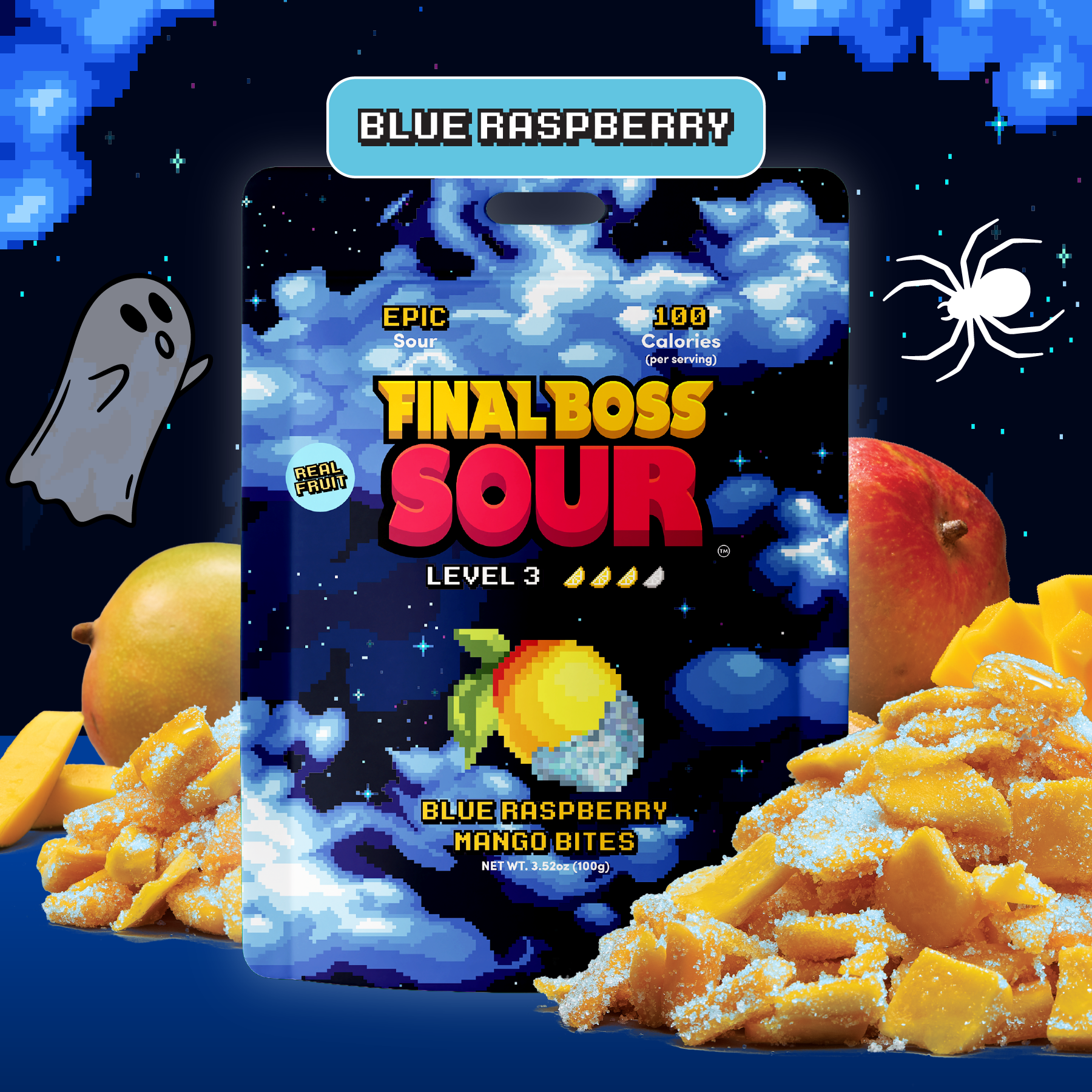 Level 3 Blue Razz Mango Bites (1-Pack)