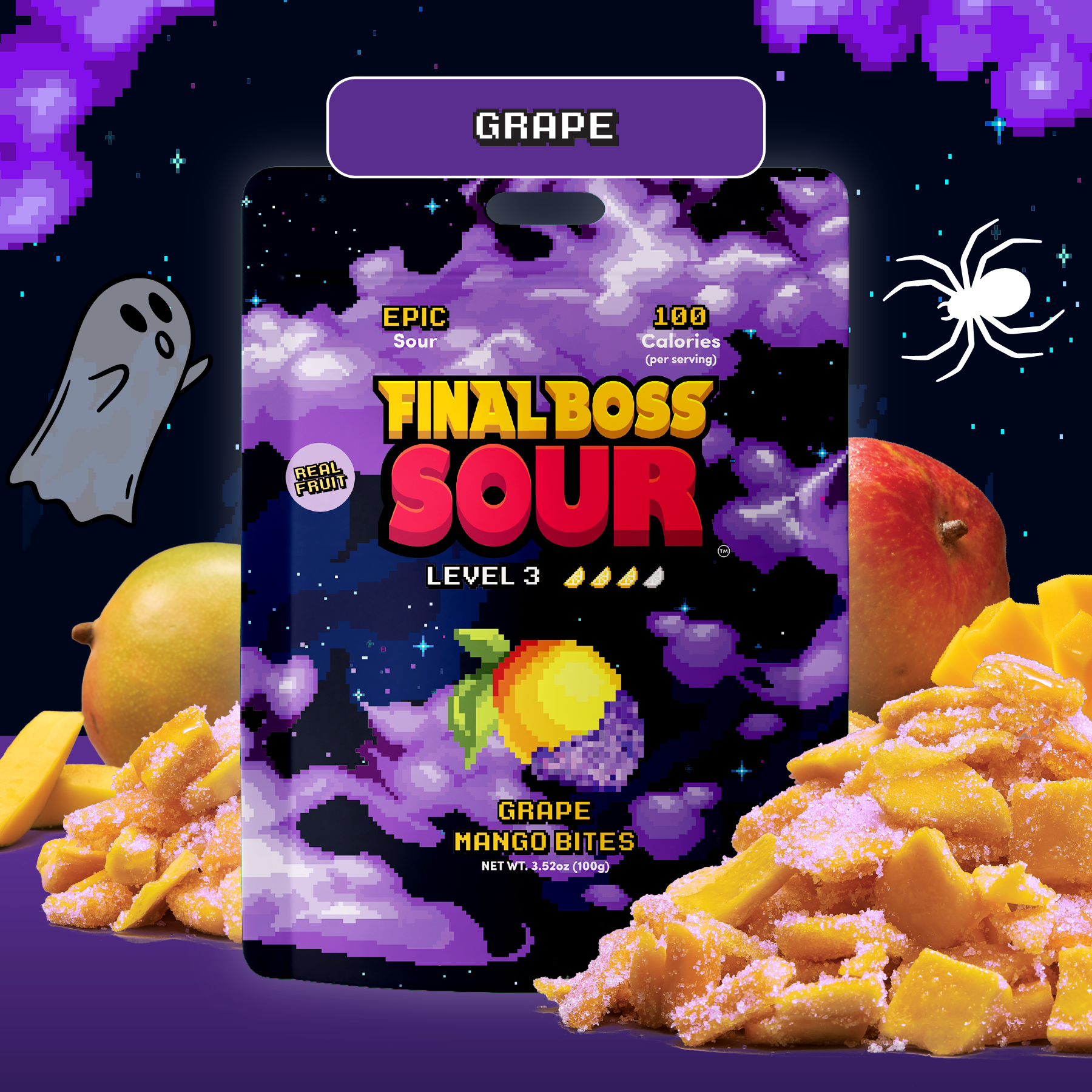 Level 3 Grape Mango Bites (1-Pack)