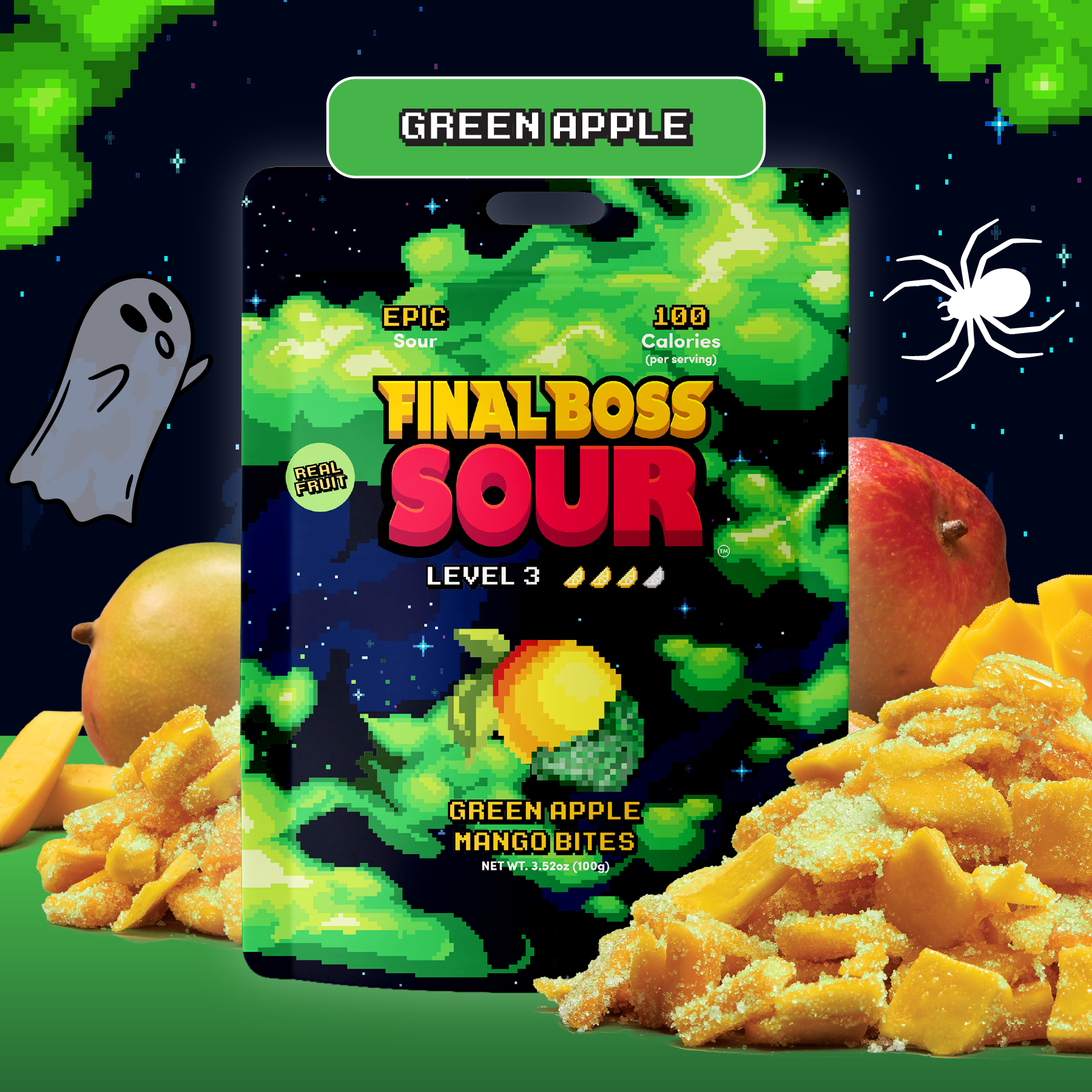 Level 3 Green Apple Mango Bites (1-Pack)