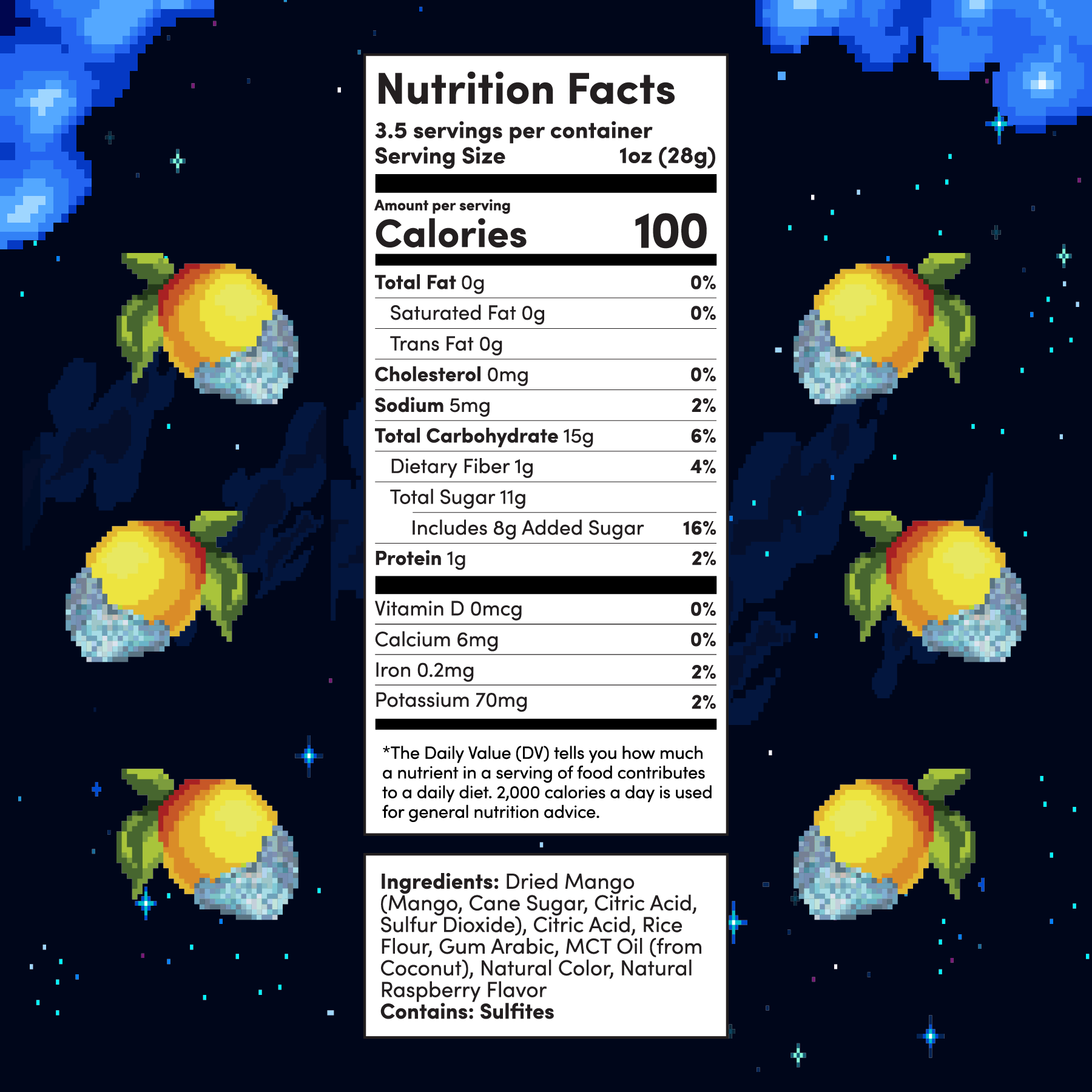 Blue Razz Mango Bites (Level 3) (4-Pack)