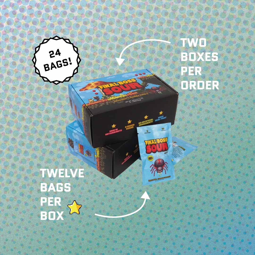 Level 1 Cranberry Boxes and Bag (2 Boxes Per Order, Twelve Bags Per Box)