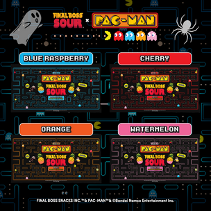Pac-man x Final Boss Sour: Pineapple Dippers (4-Pack)