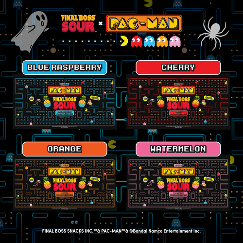 Pac-man x Final Boss Sour: Pineapple Dippers (4-Pack)
