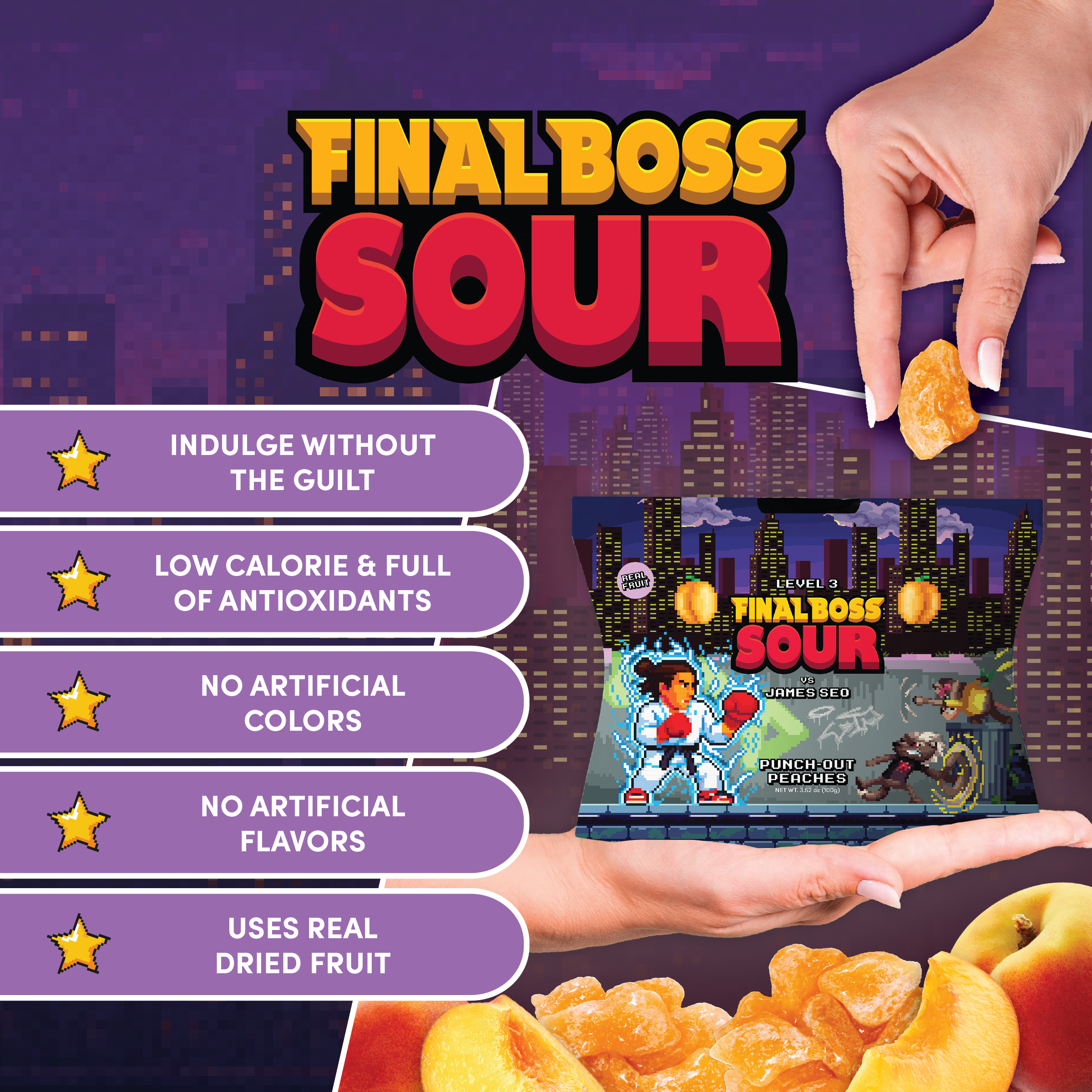 Punch-Out Peaches (Level 3) (4-Pack)