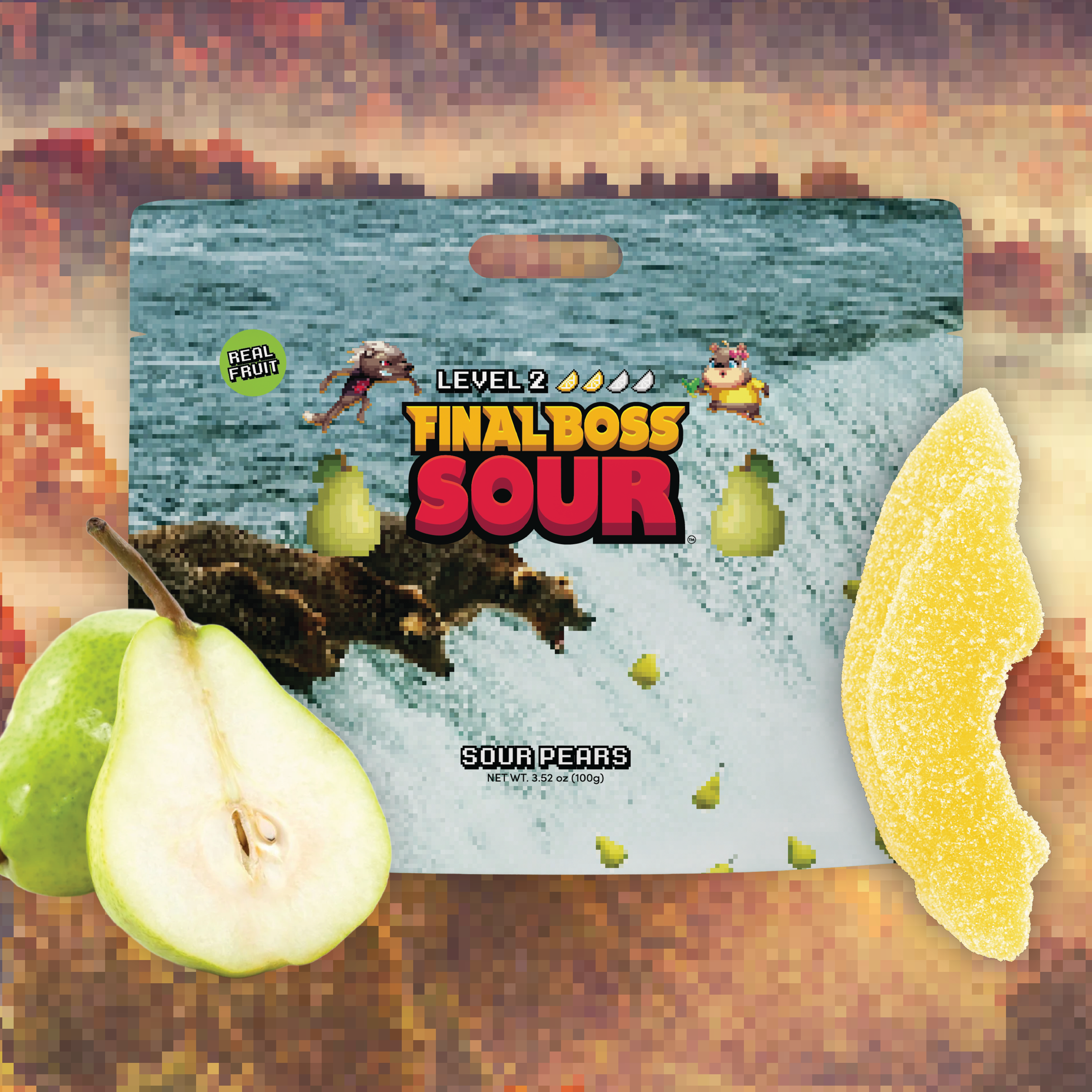 Sour Pears (Level 2) (4-Pack)