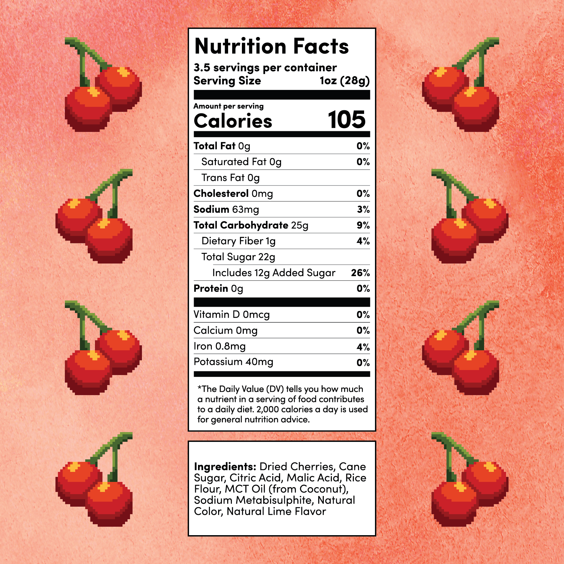 Level 2 Sour Shirley Temple Cherries (4-Pack)